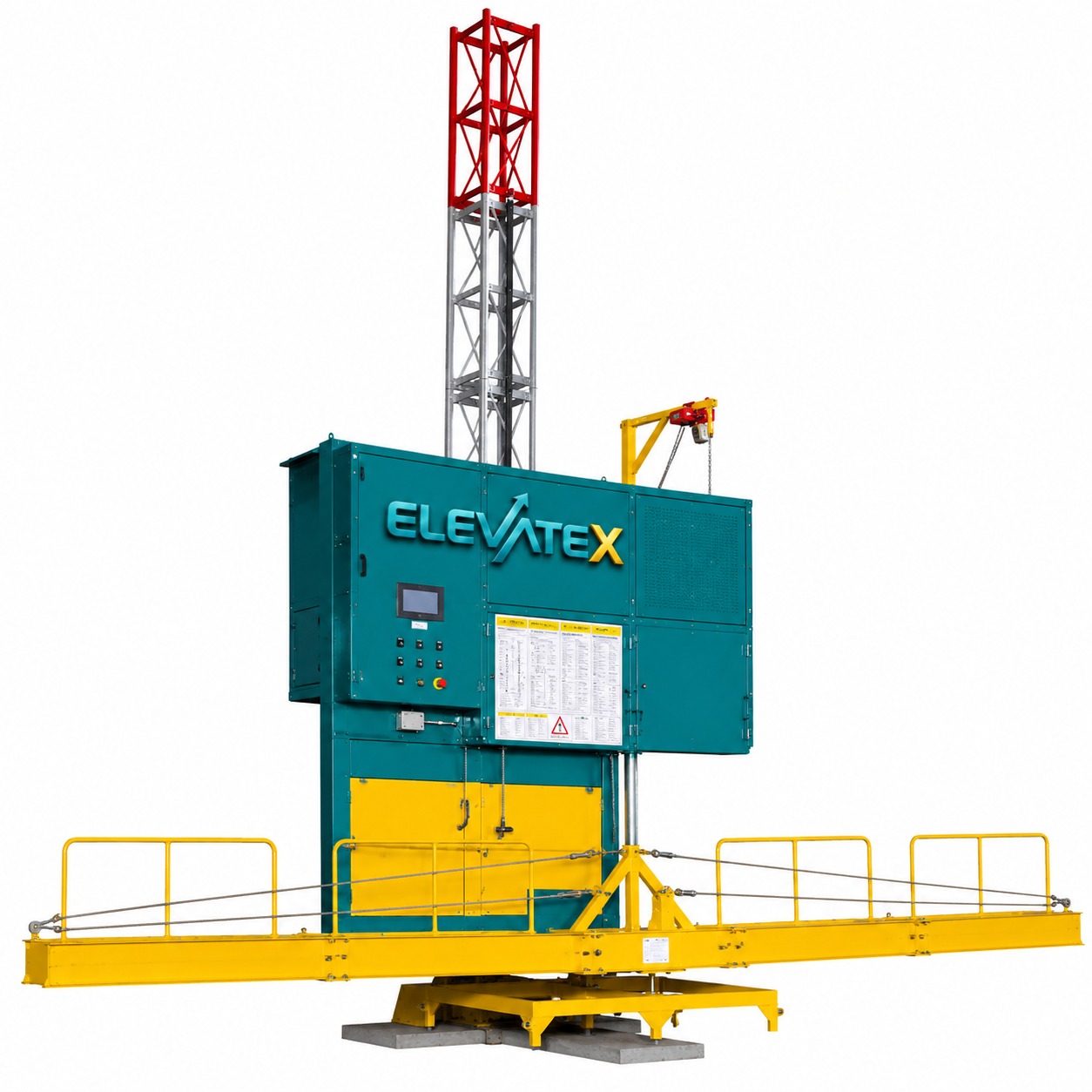 ElevateX Hoist with Rebar carrying attachment